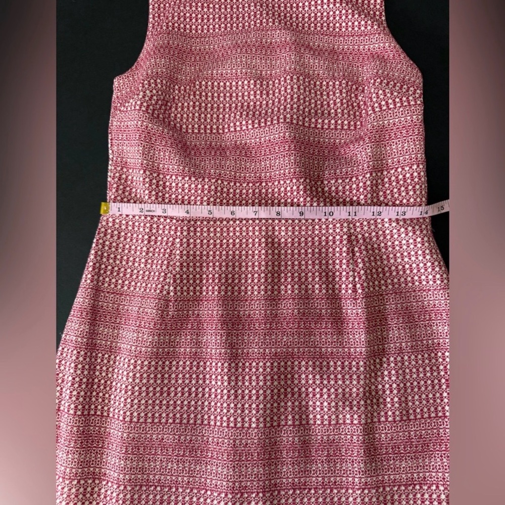 Banana Republic Pink Textured Midi Dress - Picture 4 of 6